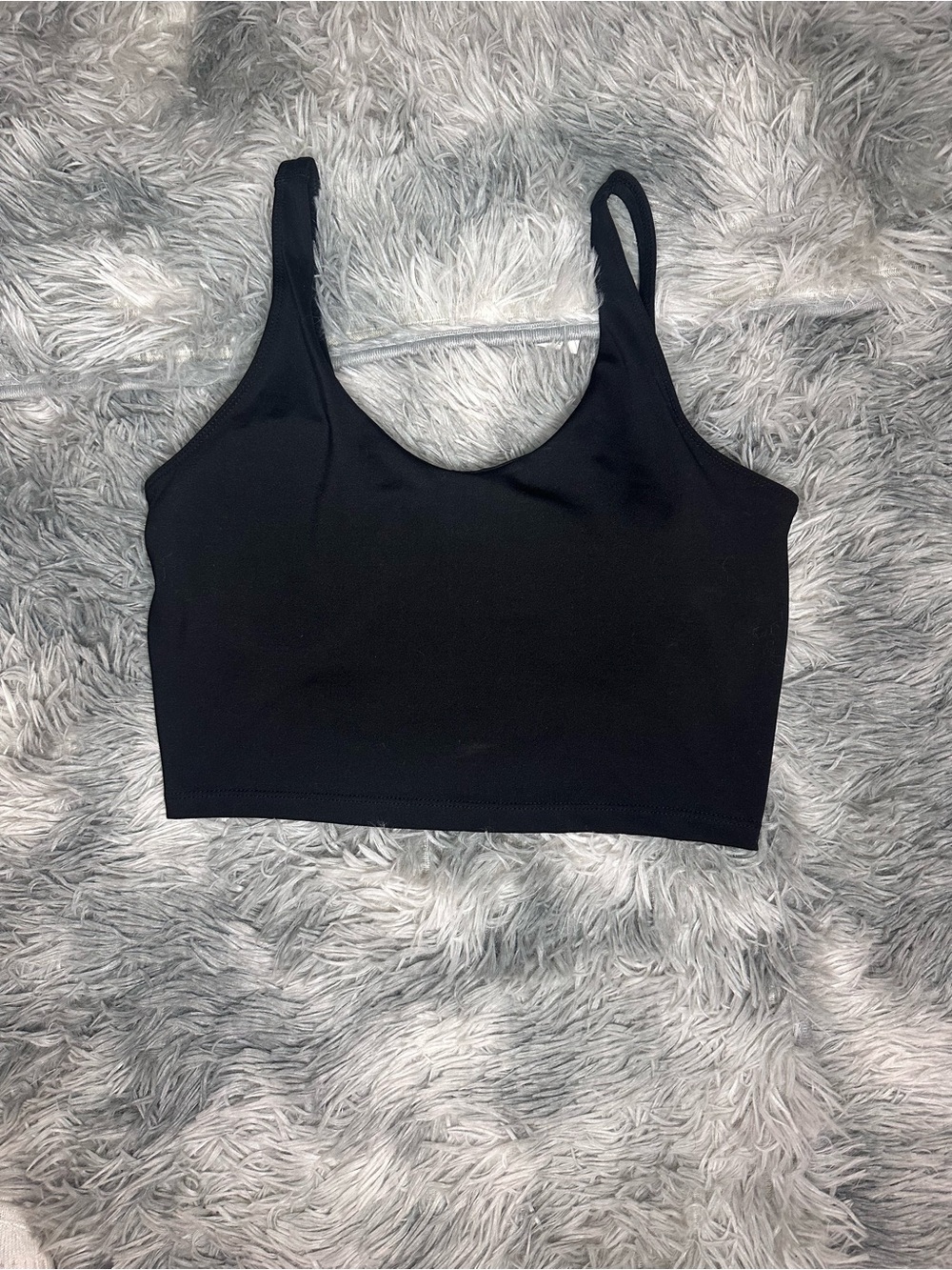 Yogalicious Black Cropped Brami Tank